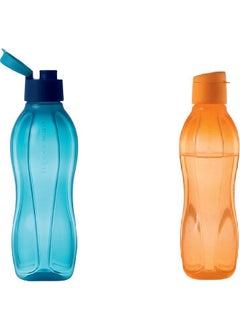 Tupperware Eco Bottle Drinker 750 ml Blue and Orange  - Image 1