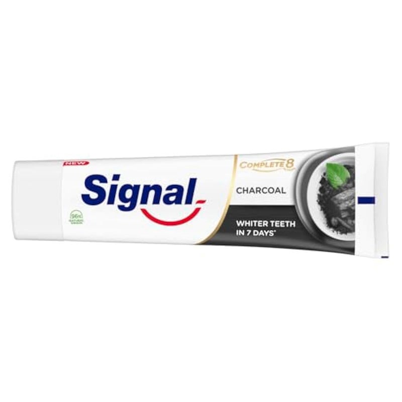 Signal Complete 8 Charcoal White and Detox Toothpaste (100ml) - Image 2
