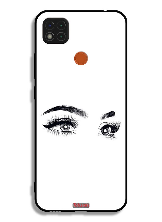 Tolwak Xiaomi Redmi 9C Protective Case Cover Eyes Art  - Image 2