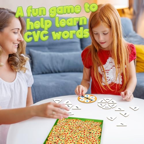 Kasfalci CVC Word GamesPhonics GamesCVC Flash CardsSpeech Therapy Toys for Toddlers KidsLearn to ReadReading Learning Sight Word GamesKindergarten Preschool Learning Activities Educational Toy - Image 5