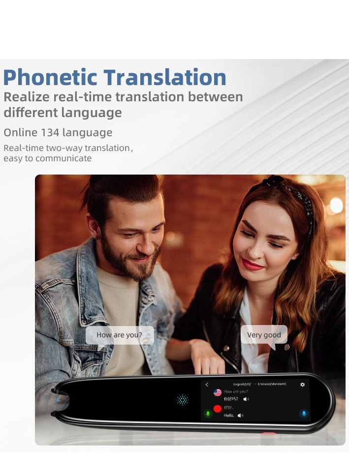 Smart Reading Pen with High-Speed Scanmarker Digital Scanner for Translation OCR and Dyslexia Reading AI Portable Translator Intelligent Education Pen Voice Translation Scanner for Class or Meetings - Image 3