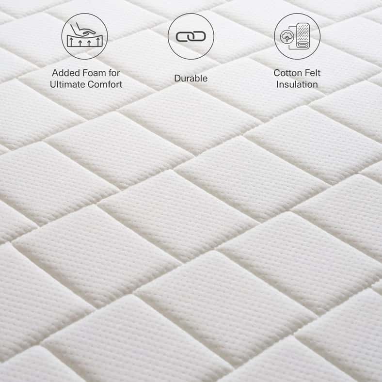 Pan Home طاولة PRIME ORTHOPEDIC TURNABLE BONNELL مقاس 20 سم 120 × 190 ~ أبيض - Image 5