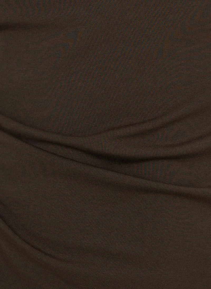 Lichi  Short-sleeved T-shirt with an asymmetrical hem for Women | Best Price UAE