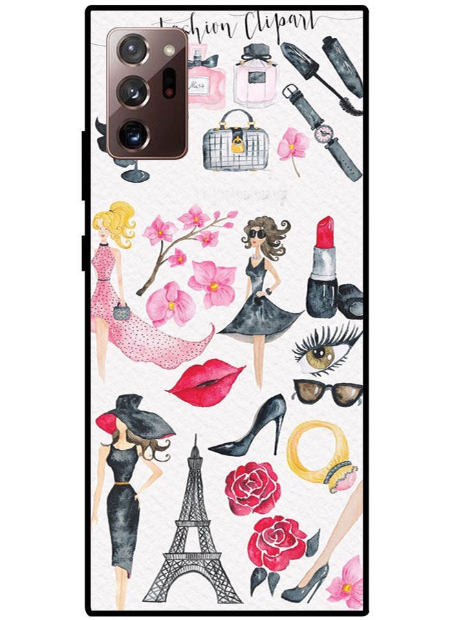 EYE CATCH Protective Case Cover For Samsung Galaxy Note 20 Ultra Smart Series Printed Protective Case Cover for Samsung Note 20 Ultra Girl Items - Image 1