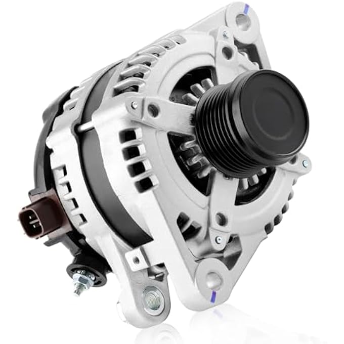 Farrme 11137 Car Alternators 130 Amp, 7-Groove Pulley Fit for Lexus RX350 07-09, ES350 07-18, Avalon 05-18, Highlander 08-13, Venza 09-15 3.5L V6 Automotive Replacement Alternators 27060-0P150, A6465S - Image 1