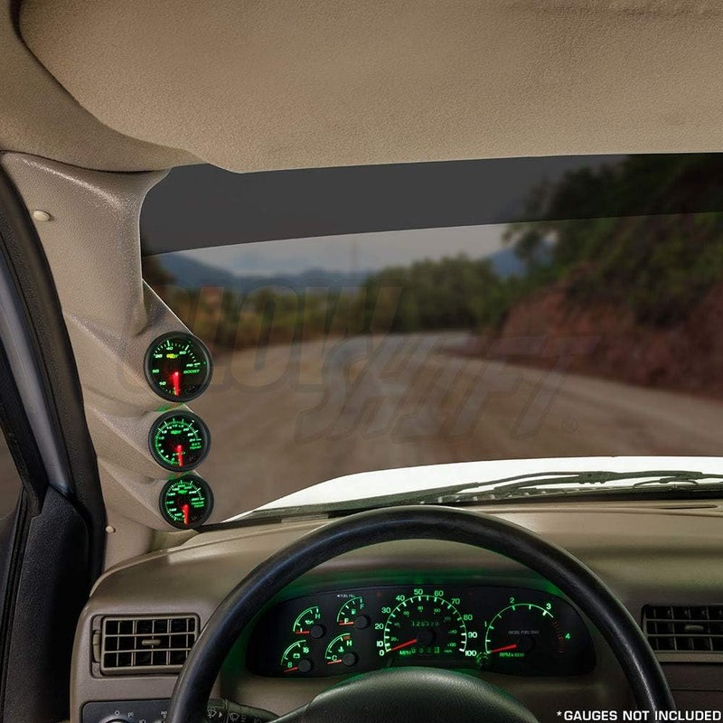 GlowShift Tan Triple Pillar Pod for 1999-2007 Ford Super Duty - Image 2