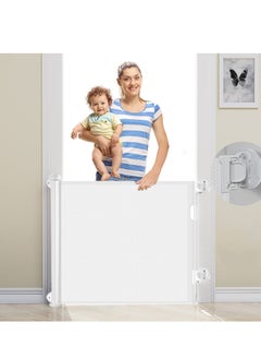 Baby Gate, Beauenty No Punch Mount Baby Gate for Flat Front, Adjustable Width and Height, Pet Gate for Doorway, Staircase, Indoor
