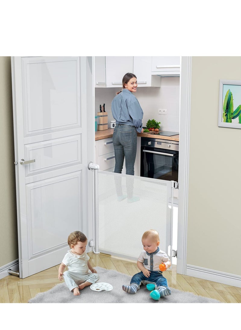 Arabest - Baby Gate, Beauenty No Punch Mount Baby Gate for Flat Front, Adjustable Width and Height, Pet Gate for Doorway, Staircase, Indoor - Image 1