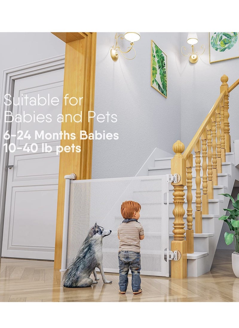 Arabest - Baby Gate, Beauenty No Punch Mount Baby Gate for Flat Front, Adjustable Width and Height, Pet Gate for Doorway, Staircase, Indoor - Image 1