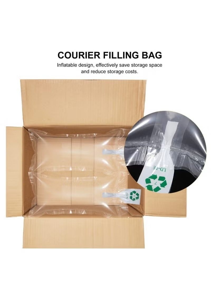 Generic Air Cushion Bags, 100PCS Inflatable Air Pillows Air Bubble Bags Shockproof Air Cushion Film Blocking Wrap Bag for Mailing Shipping Packaging 10x20 CM  - Image 4