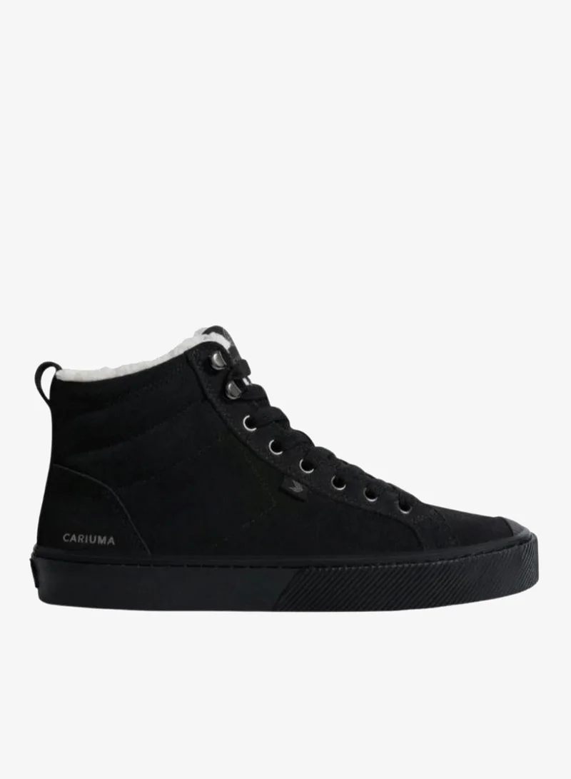 Cariuma  OCA Therma High Hooks All Black Suede Boot  | Best Price UAE