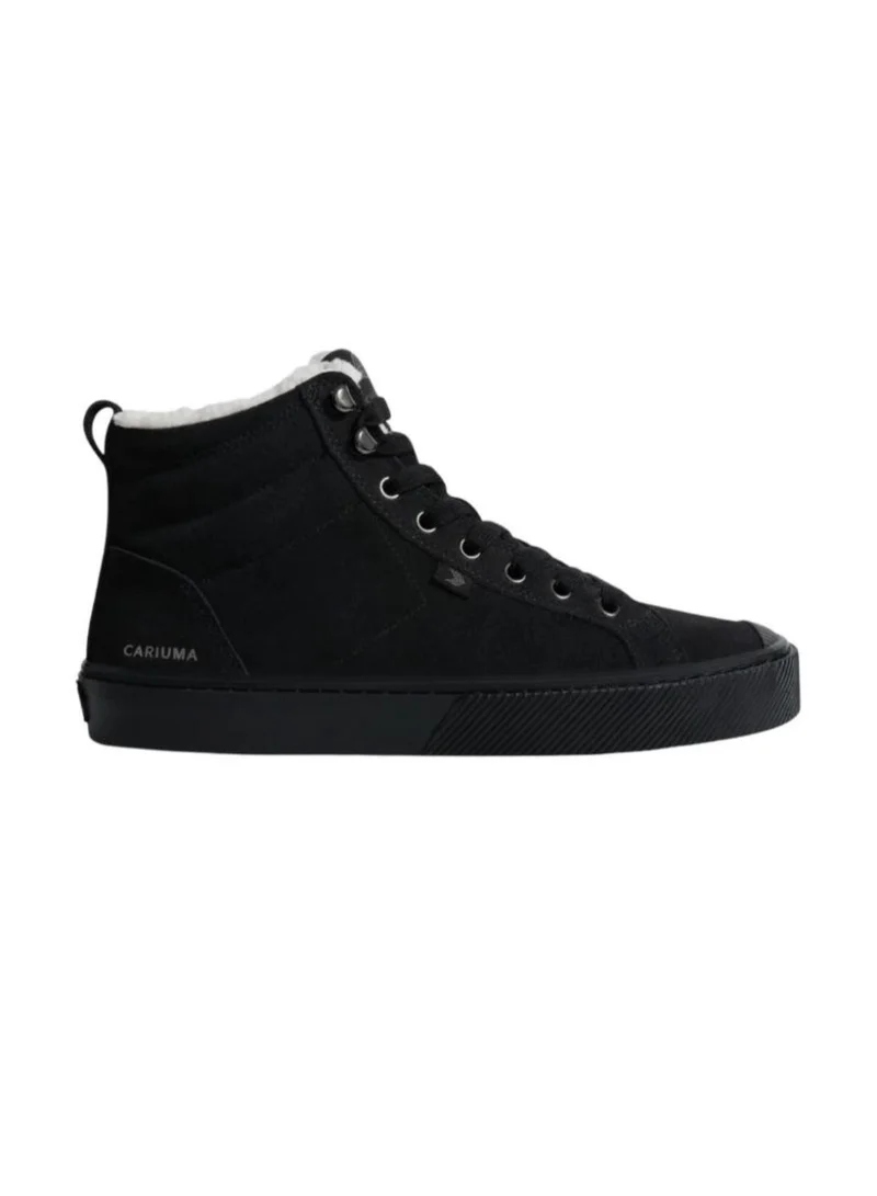 كاريوما OCA Therma High Hooks All Black Suede Boot