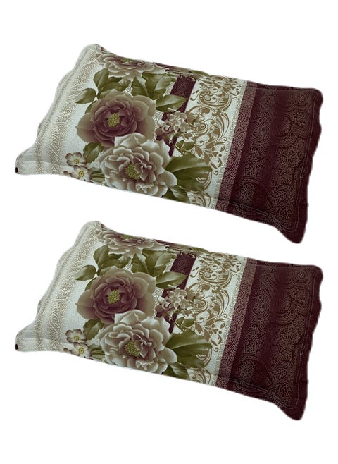 Floral 2 Piece Pillow Case Set 50x75cm