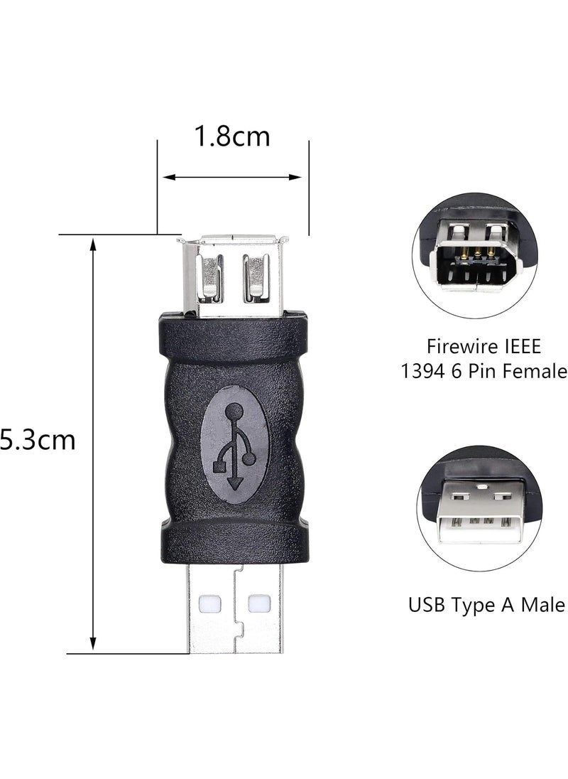 CERRXIAN CERRXIAN Firewire IEEE 1394 6 Pin Female to USB Male Adapter Convertor for Printer Digital Camera PDA Scanner Hard Disk  - Image 5