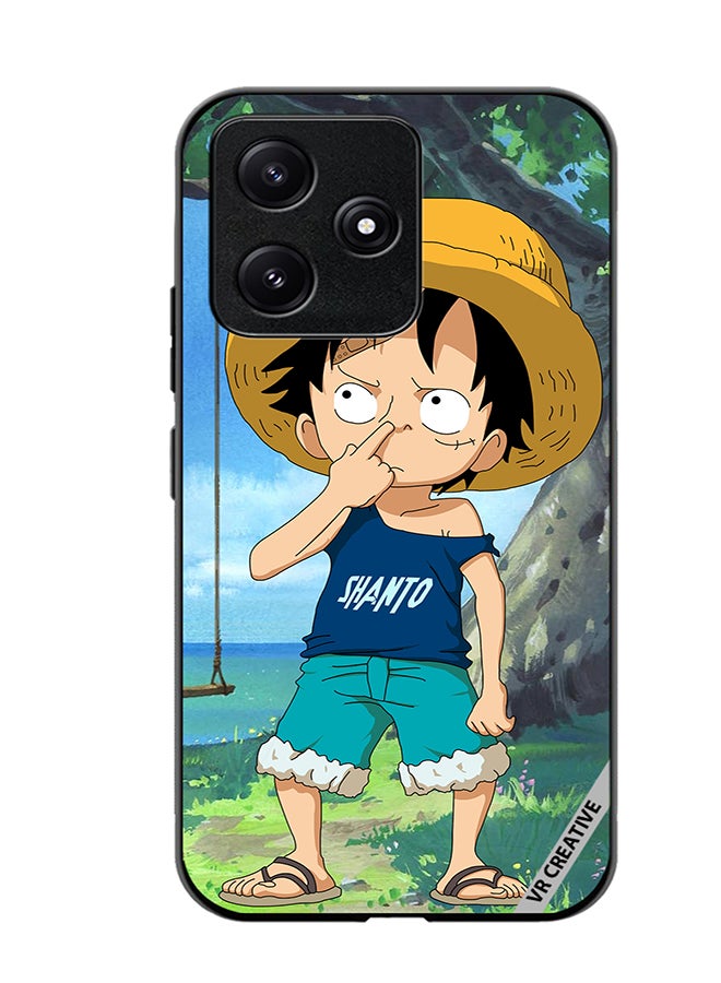 VR CREATIVE Protective Case Cover For Xiaomi Poco M6 Pro 5G Monkey Dluffy Design Multicolour - Image 1