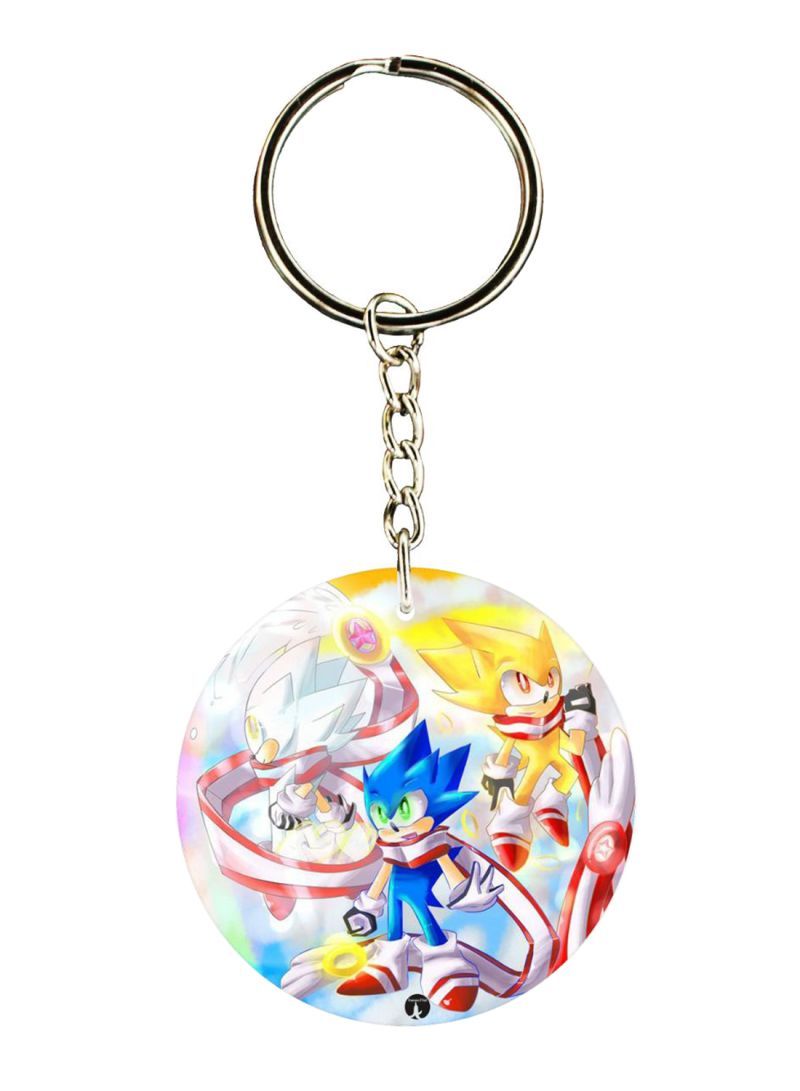 RKN Double Sided Sonic Printed Keychain