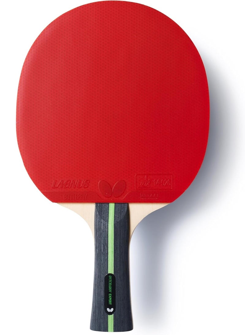 Butterfly Table Tennis Bat Ovtcharov Series Professional Butterfly Table Tennis Racket for Ambitious Table Tennis Players ITTF Approved for Competitions Extremely Grippy/Sticky Pads for Maximum Spin 44906901011128 - Image 1