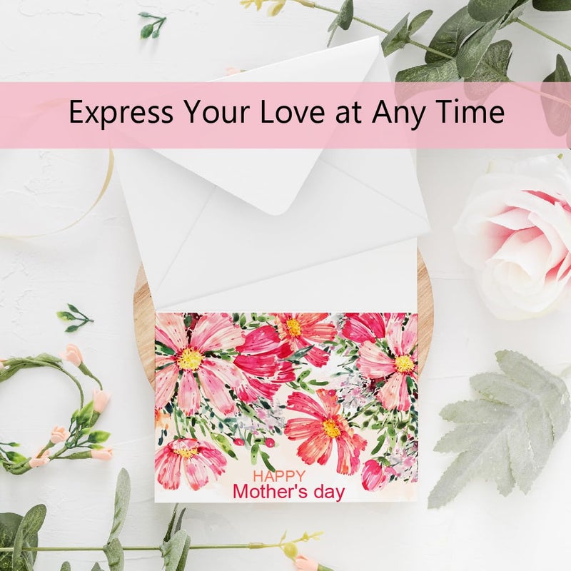 ANSSDO 50 Pack Heavyweight Cotton Watercolor Cards with Envelopes, 4 x 6 Inch, Perfect for Painting or Card Making, Ideal for Christmas and Birthday Gifts - Image 4