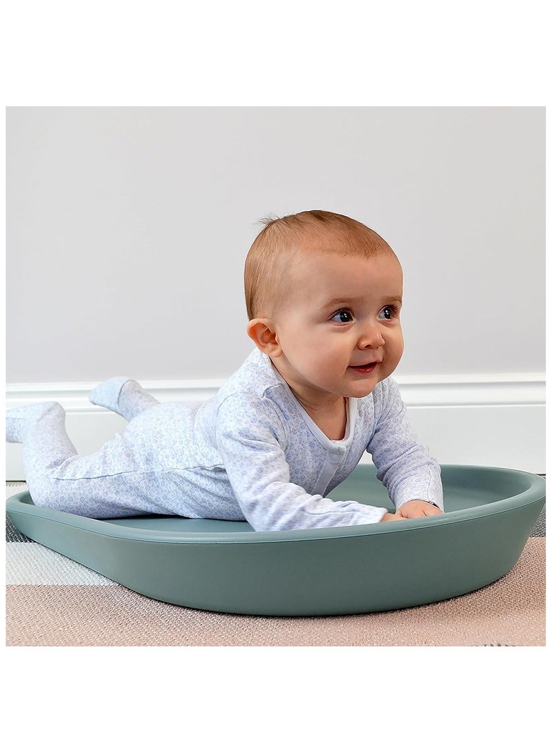 Shnuggle Squishy Changing Mat | Baby Changing Diaper Pad | Soft and Warm Foam Material | Non Slip Base | Hygienic | Non Toxic | Easy Clean Wipeable, No Cover Needed |  Eucalyptus Green - Image 3
