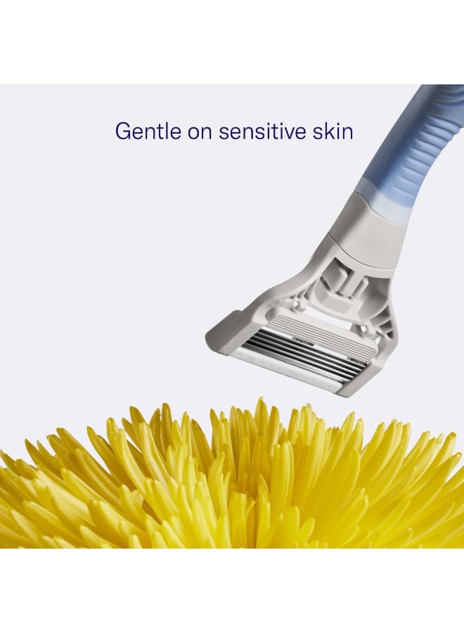 Flamingo خرطوشات إعادة تعبئة شفرات فلامينغو، 8 شفرات حلاقة نسائية - Image 4