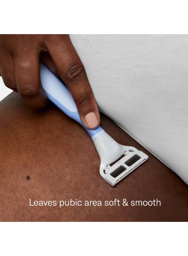 Flamingo خرطوشات إعادة تعبئة شفرات فلامينغو، 8 شفرات حلاقة نسائية - Image 3