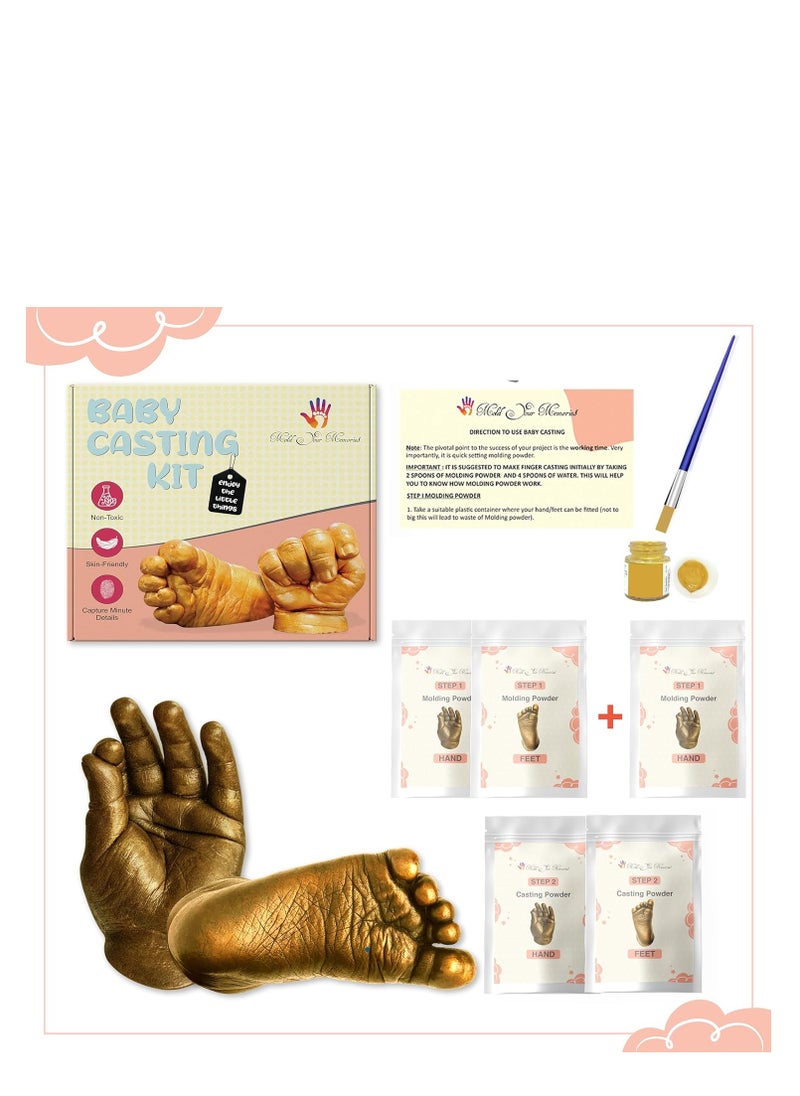 Generic Mold Your Memories baby casting kit for 1 hand and 1 foot casting up to 12 Months.  - Image 1