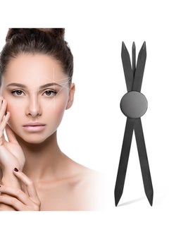 SYOSI Eyebrow Stencil Ruler, Three-Point Positioning Permanent Makeup Eyebrow Measuring Symmetrical tool, Balance Ruler for Microblading Eyebrow Measure, Eye Brow Make Up eyebrow Stencil (Black)  - Image 1