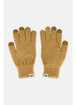 DOCKERS Men 1Pair Knitted Gloves, Dark Khaki  - Image 1