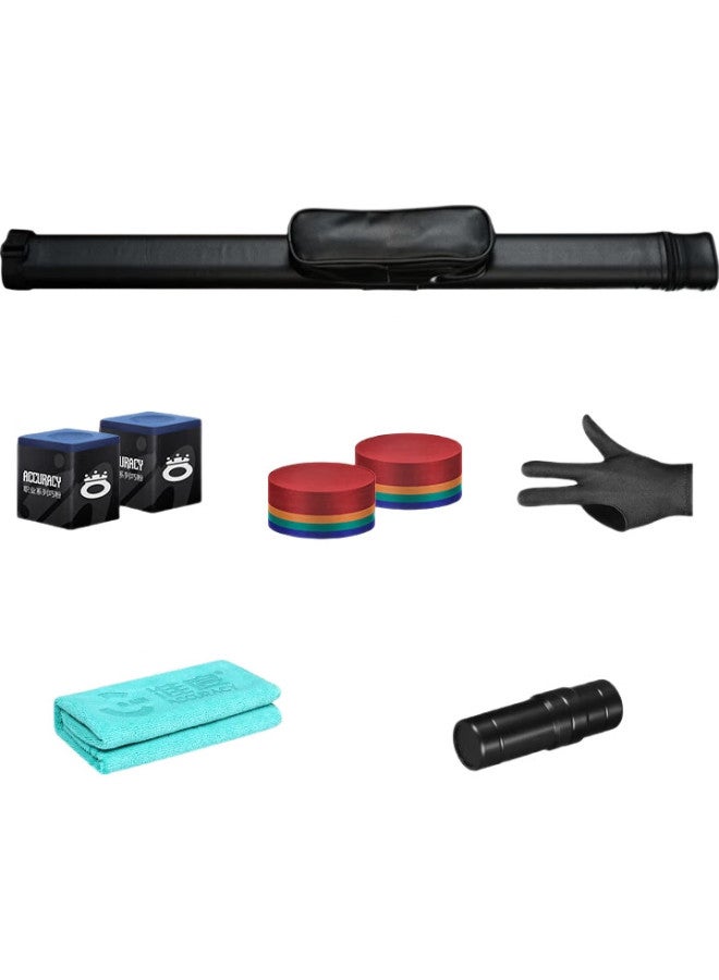 ACCURACY Black Technology Pool Cue, Big Head Nine-Ball Cue, Black 8-Ball Cue, American Billiards Cue, Eight-Ball Black Eight Cue - Image 2