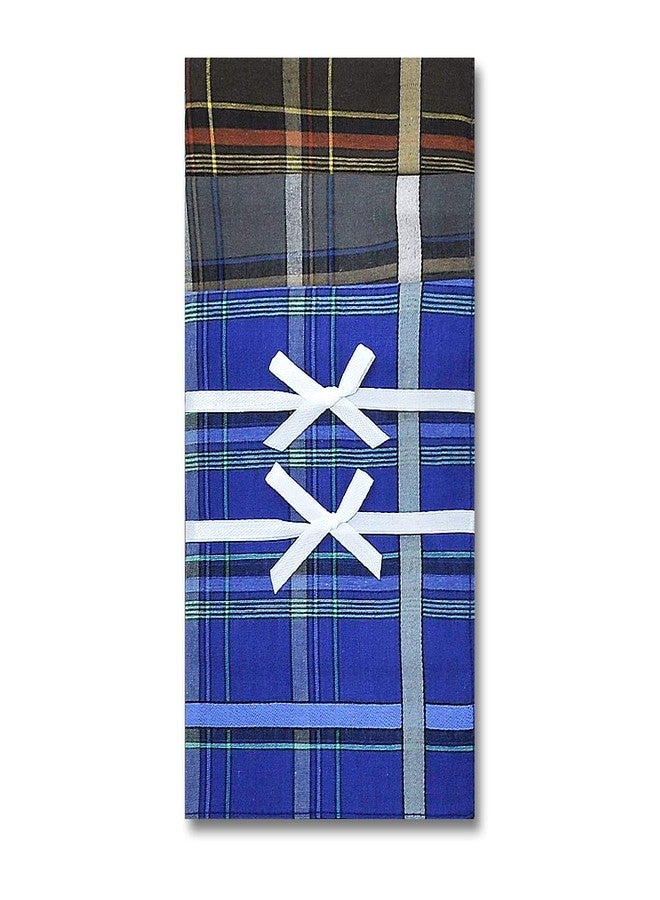 Zenssia Soft Men's Cotton Handkerchiefs with Assorted Color 6 Piece Gift Set - Image 3