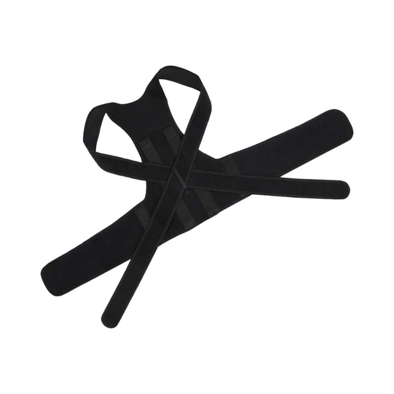Adjustable Back Brace Posture Corrector Black L Thoracic Spine Support Portable Reusable - Image 2