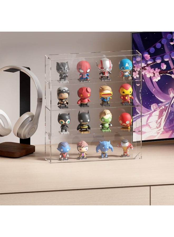 TPGP 4 Tier Preassembled Acrylic Display Box For Mini Toys And Small Pop Figurines - Image 3