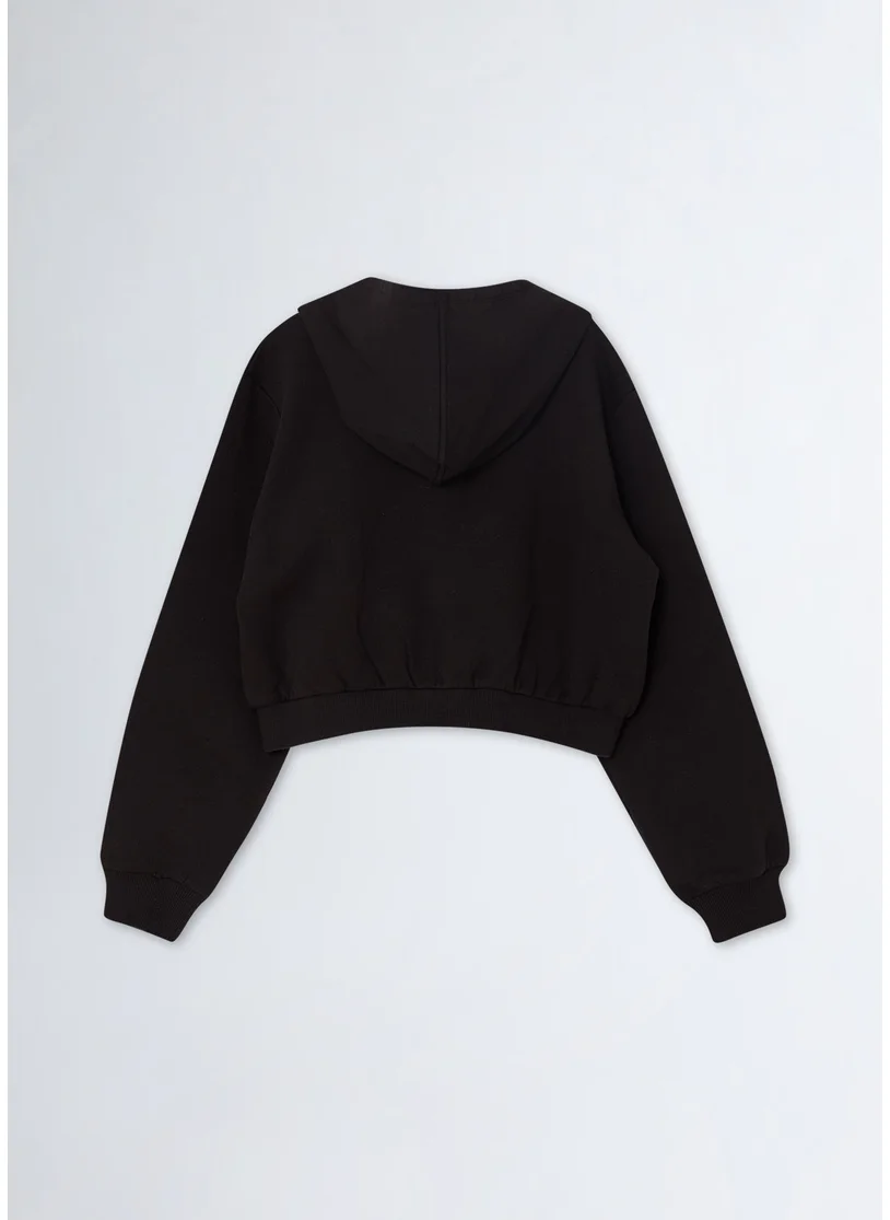 ليو جو Hooded Sweatshirt with Zip