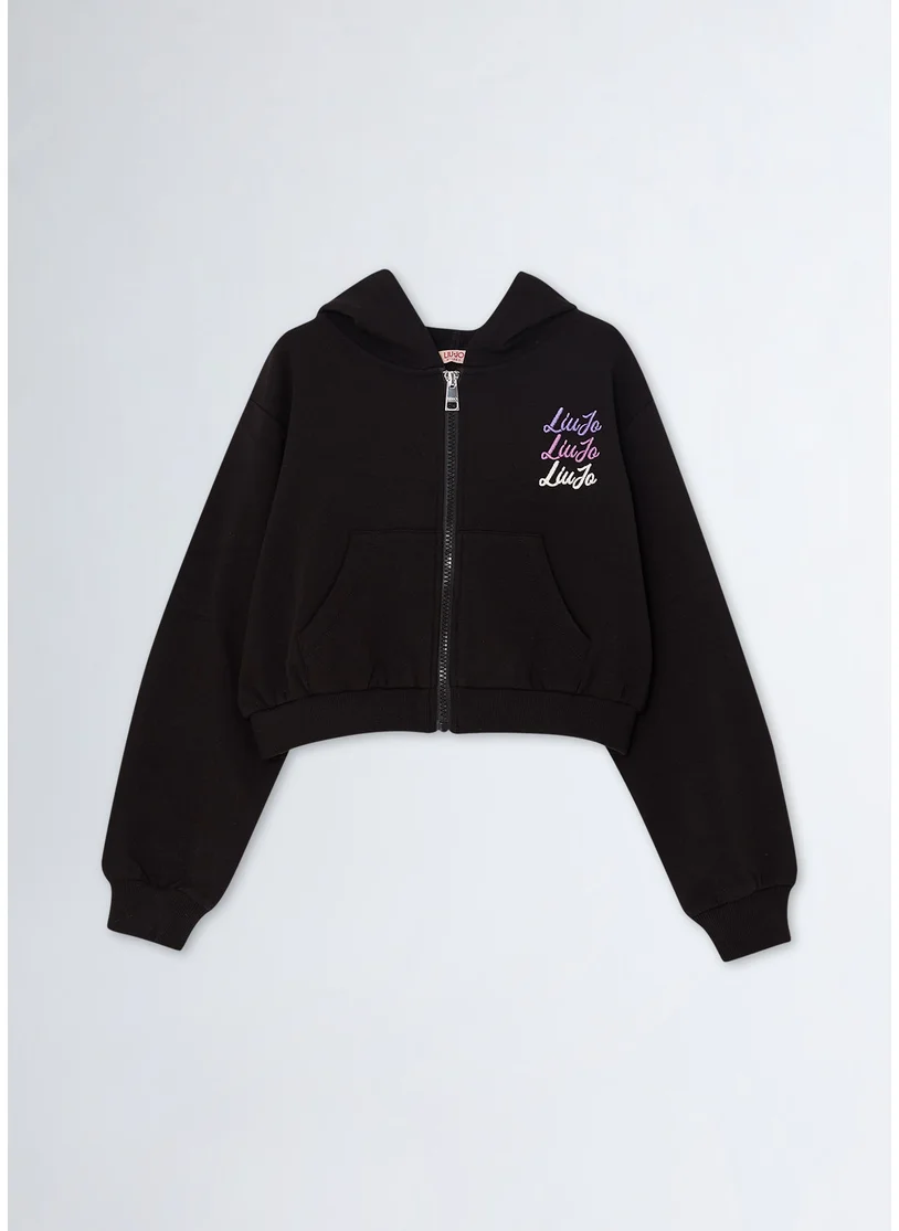 ليو جو Hooded Sweatshirt with Zip