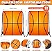 Poen 48 Pcs Basketball Party Favors Include 12 Drawstring Backpack 12 Mini Basketball 12 Keychain 12 Wax Thread Braided Bracelet Inspirational Team Gift - Image 4