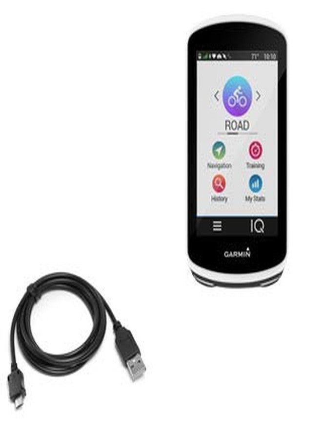 بوكس ويف كابل BoxWave متوافق مع جهاز Garmin Edge 1030 - كابل DirectSync، شحن ومزامنة متين - Image 1