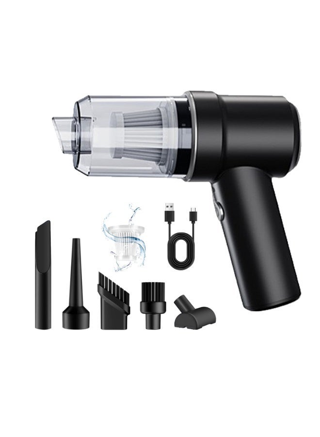 Handheld Car Vacuum Cleaner 9000Pa, 120W High Power Cordless Vacuum and Air Duster with LED Light, Multi Nozzles for Car Home Office Pet - Image 1