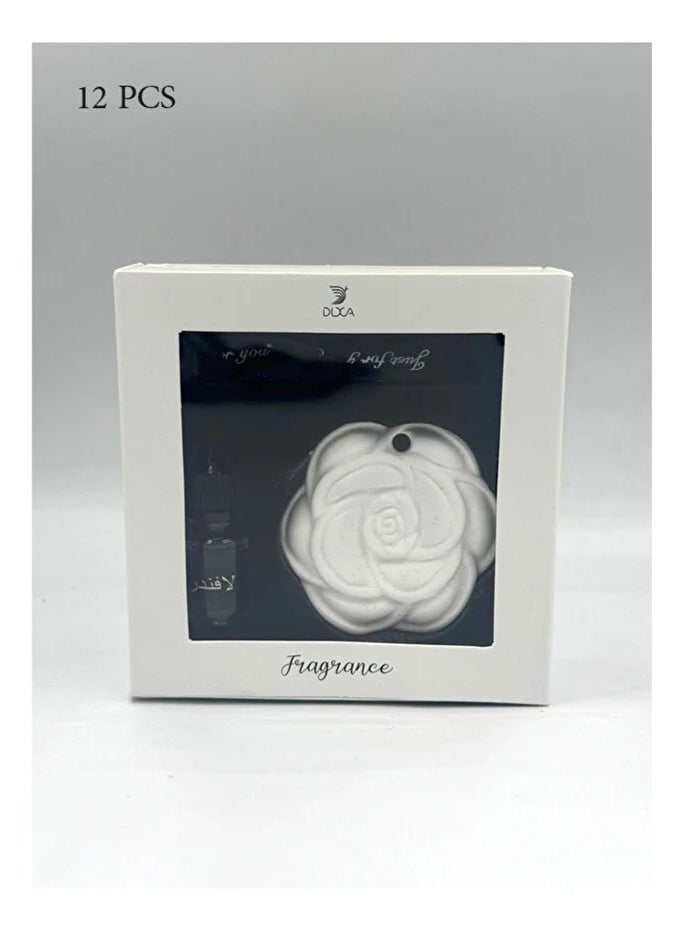 DOXA Rose-Shaped Marble Scented Diffusers Set – 12 Pieces - Image 2