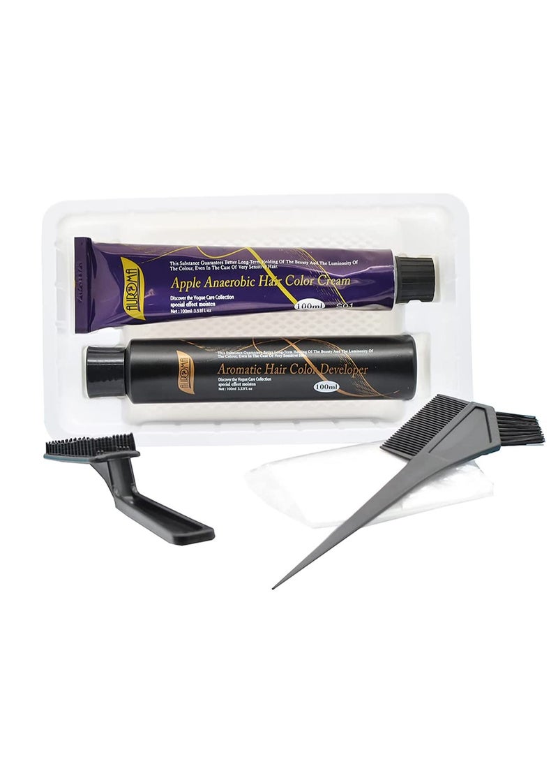 Apple Anaerobic Hair Color Cream Natural Black
