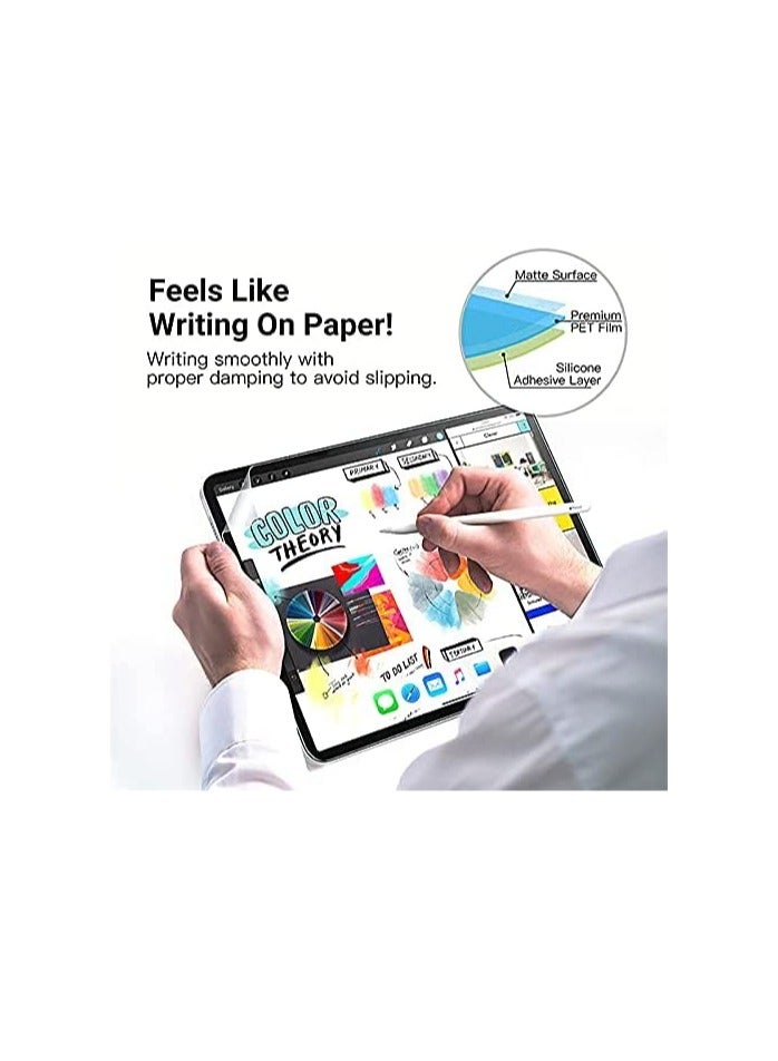 (قطعتان) واقي شاشة ورقي متوافق مع Huawei MatePad 11.5، [إصدار 2023 مقاس 11.5 بوصة] مثل الورق، كتابة ورسم، غشاء ناعم، غشاء ناعم مضاد للخدش بدون فقاعات (11.5 بوصة) - Image 3