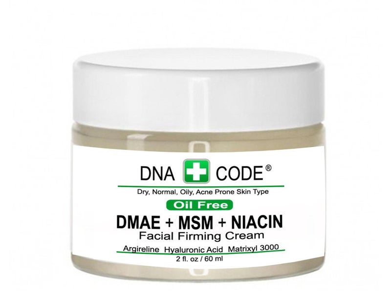 DNA CODE Skin Care OIL FREEDMAEMSMNIACIN Firming Cream 100 Pure Hyaluronic Acid Argireline Matrixyl 3000