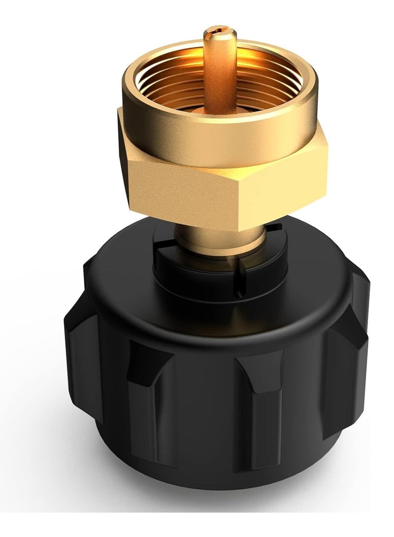 KASTWAVE Propane Refill Adapter for 1 lb Tanks - Easily Fill 1lb from 20lb, LP Gas Cylinder Tank Coupler - Fits QCC1/Type1 Propane Tanks and Disposable Cylinders - Image 1