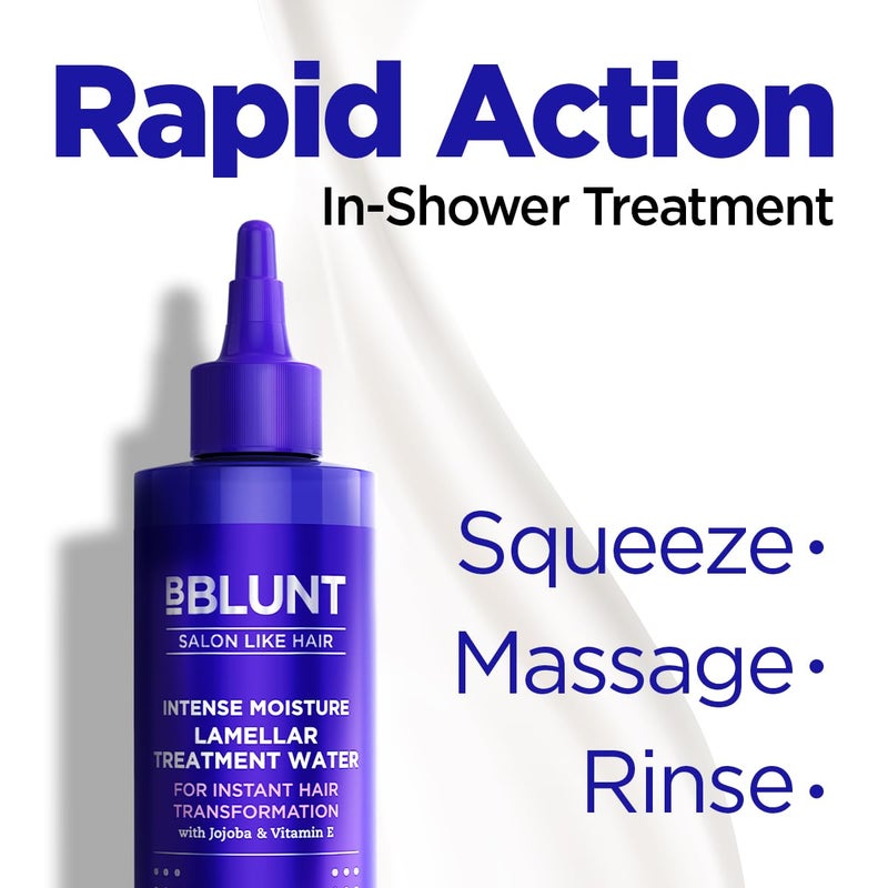 BBLUNT Bblunt Intense Moisture Lamellar Treatment Water Wonder Water Miracle Conditioner Conditions Instantly For Dry Frizzy Hair Rinse out Moisturizing Hair Treatment for Silky Shiny Smooth Looking Hair 200 ml - Image 3