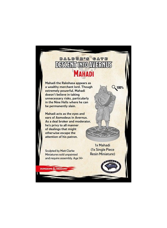 Gale Force Nine Mahadi (1 Fig) Multicolor - Image 3