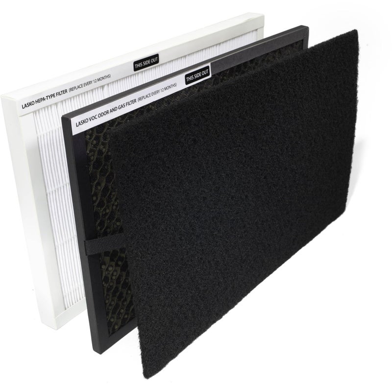 Lasko YY25620 Replacement Filter Pack HF25620 Pure Gold Air Purifier 1Year Supply Medium