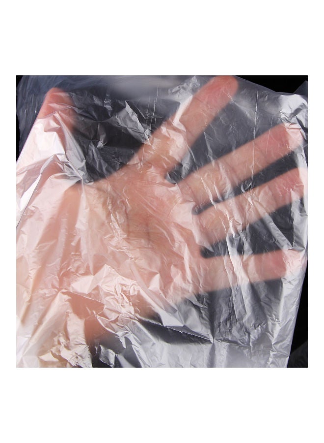 NIBEMINENT 50-Piece Disposable Hair Salon Cape Clear - Image 4