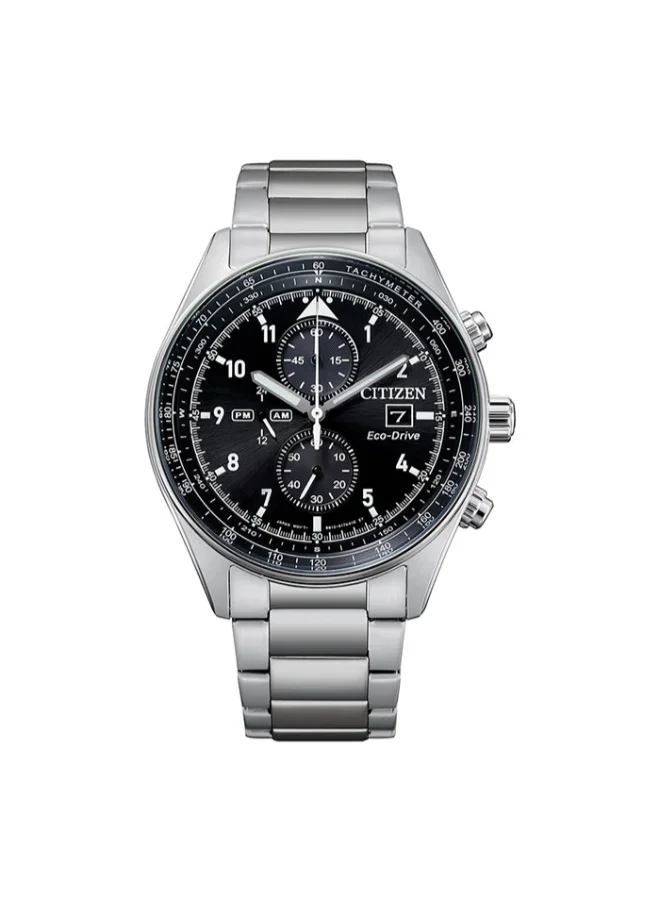 CITIZEN Men's Stainless Steel Strap Eco-Drive Standard Watch CA0770-81E - 43 mm