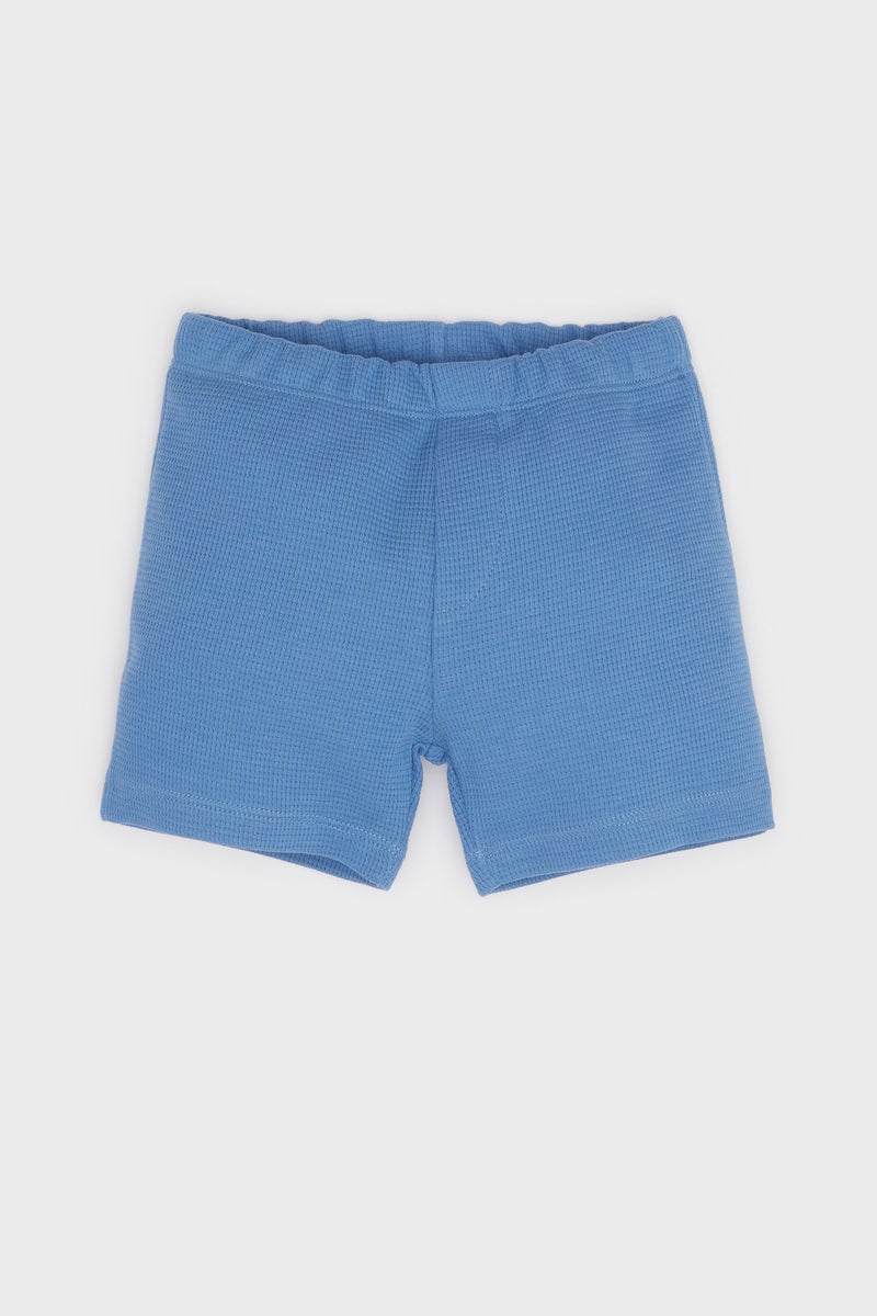 ديفاكتو طقم اولادي بطبعة شعار قصة عادية - قطعتين - Image 2