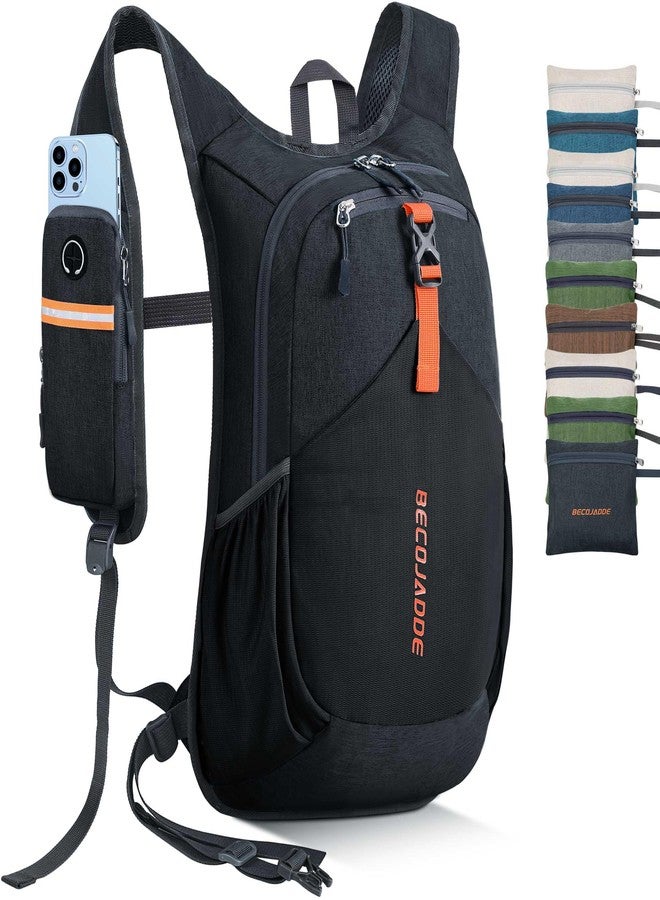 BECOJADDE 20L Small Hiking Backpack for Men Women Foldable Packable Back Pack Ultralight Hiking Daypack for Travel Camping Outdoor, Black - Image 1