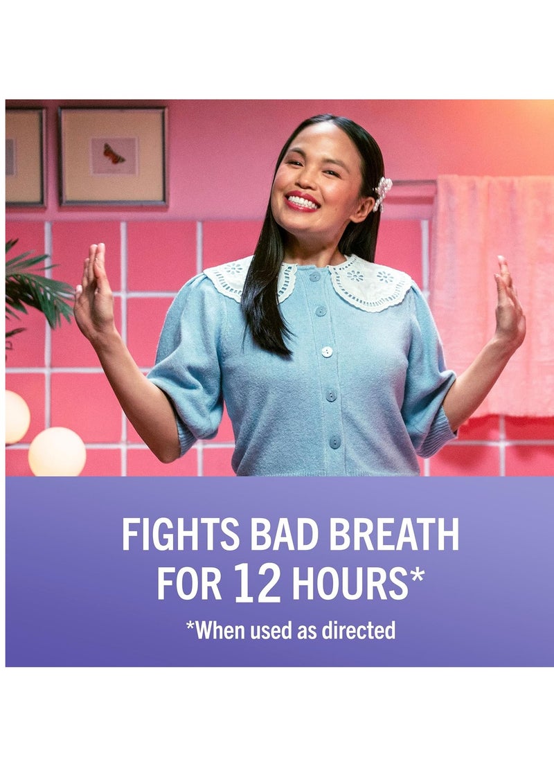 TheraBreath - TheraBreath Overnight Mouthwash, Fights Bad Breath for 12 Hours, Chamomile Mint Flavor, Dentist Formulated, Fluoride Rinse, Alcohol Free, 16 fl oz (Pack of 2) - Image 1